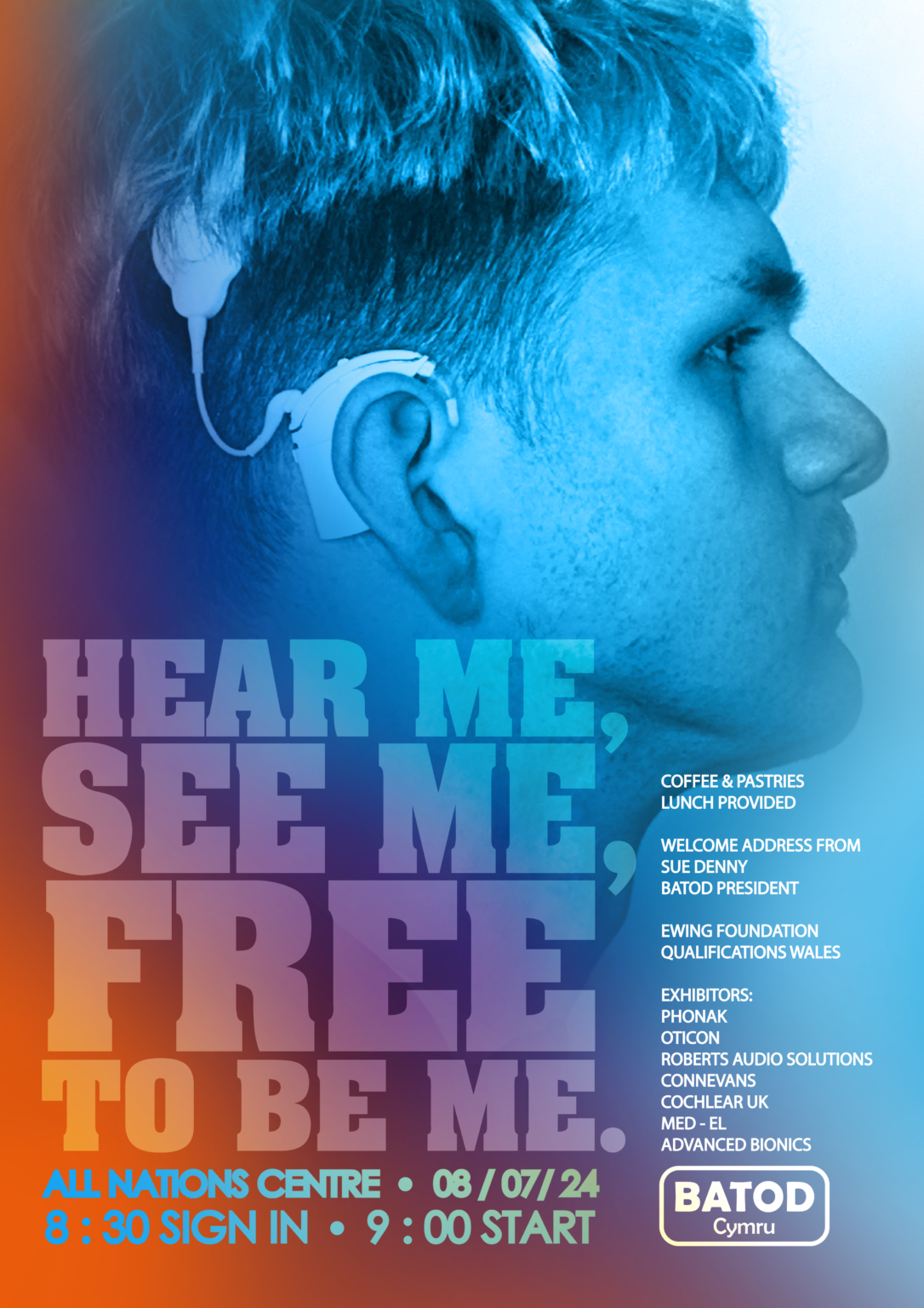 BATOD Cymru Study Day 2024 - Hear me, see me, free to be me - BATOD